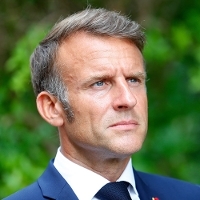 Emmanuel Macron. &copy; Frank Muller/Nice-Matin/PhotoPQR/MaxPPP
