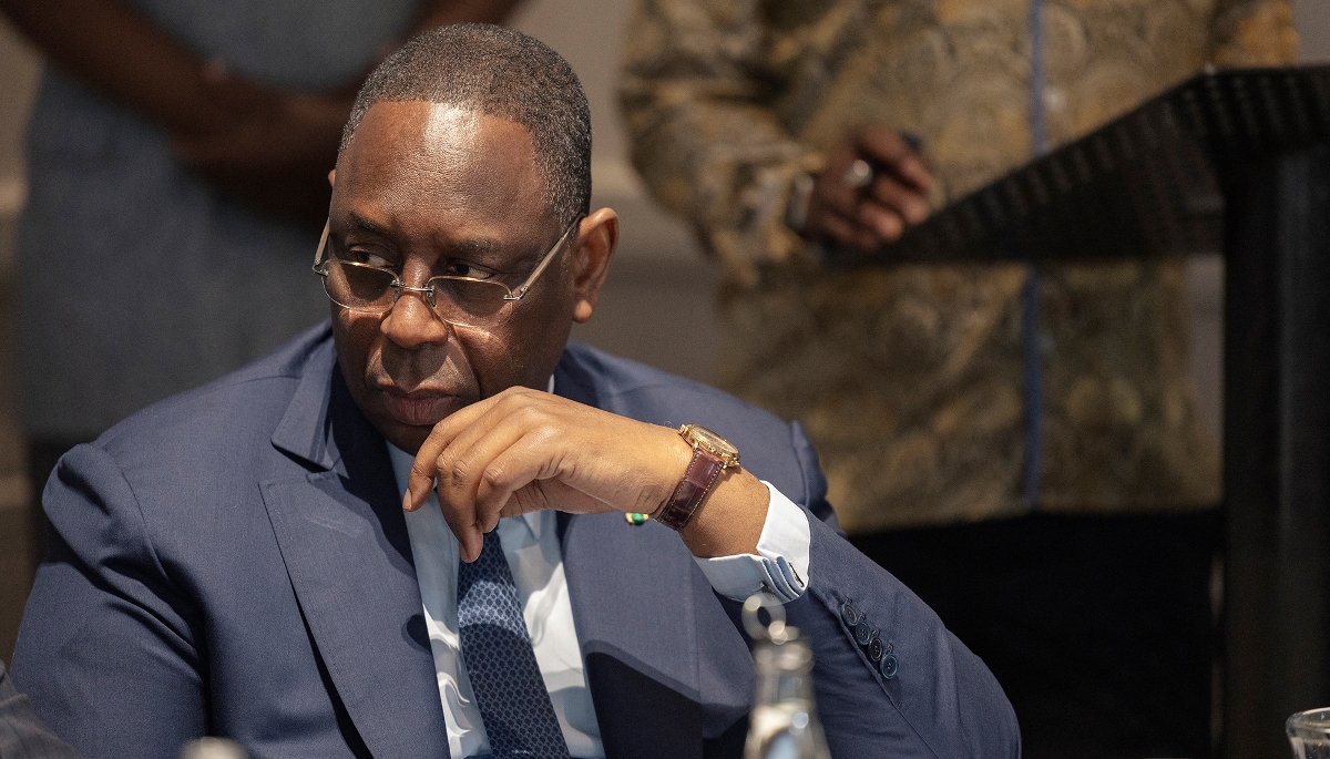 L'ancien président sénégalais Macky Sall au Cap, en Afrique du Sud, le 27 février 2025.
