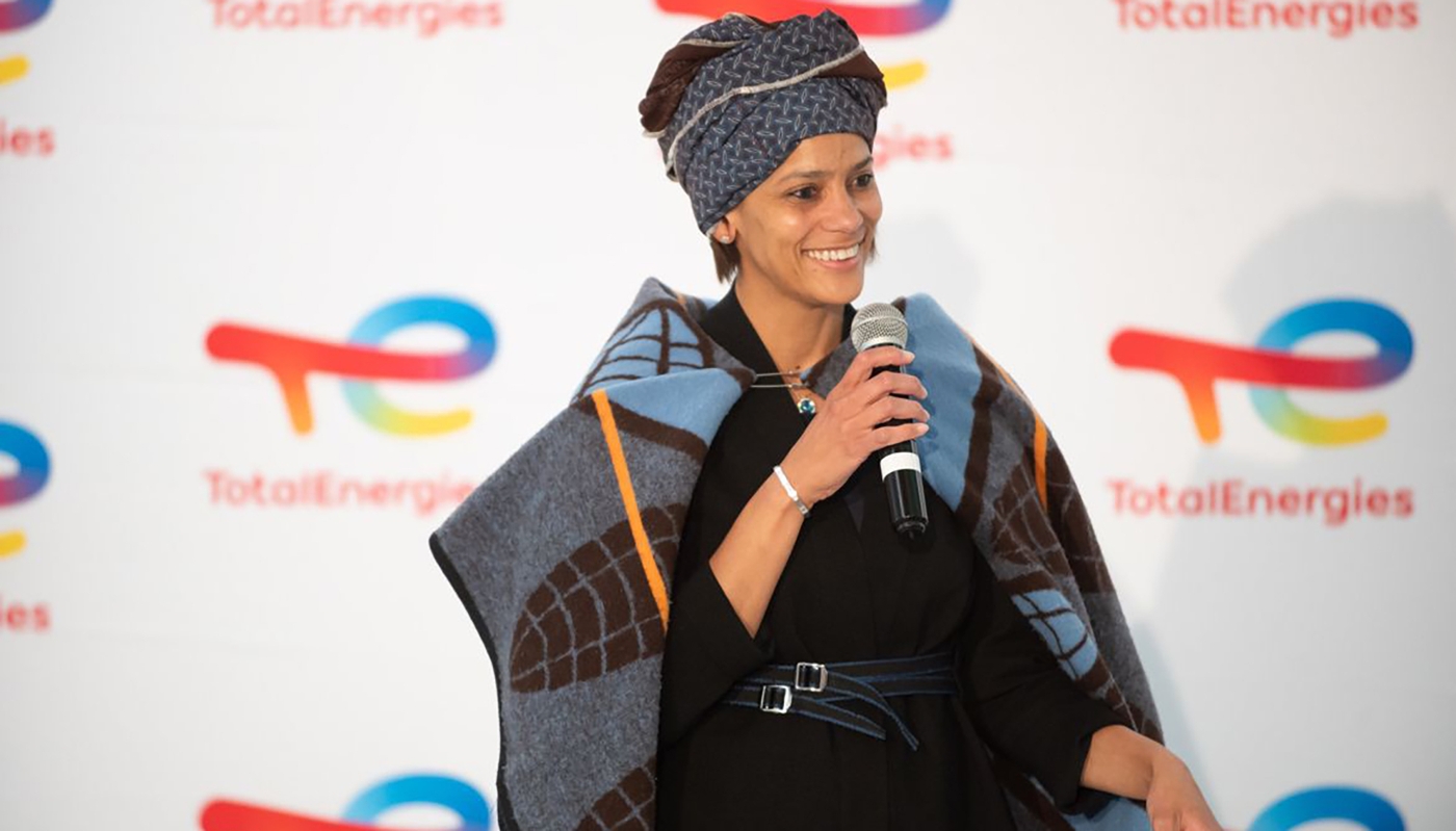 Mariam Kane-Garcia, directrice de TotalEnergies en Namibie, en septembre 2023.