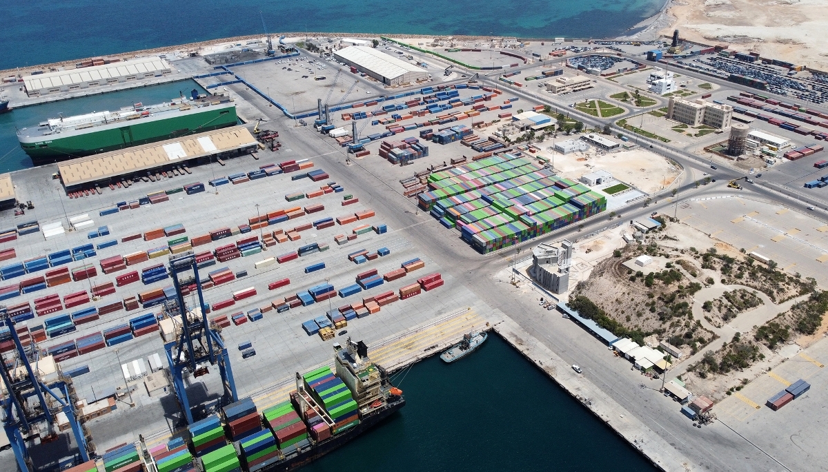 La zone franche de Misrata, la Misurata Free Zone, en Libye, en juin 2022.