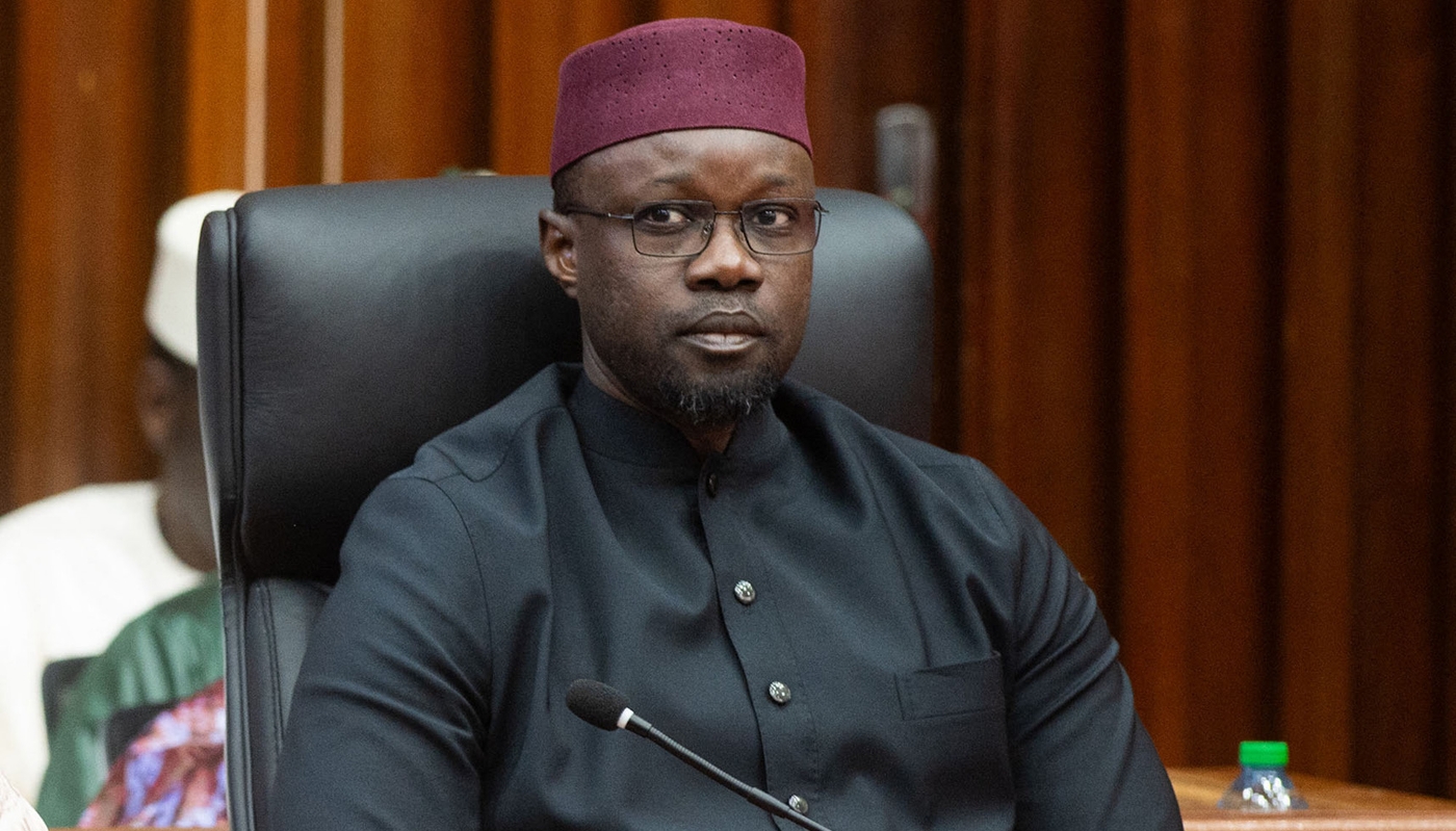Le premier ministre sénégalais Ousmane Sonko à Dakar, le 21 février 2025.