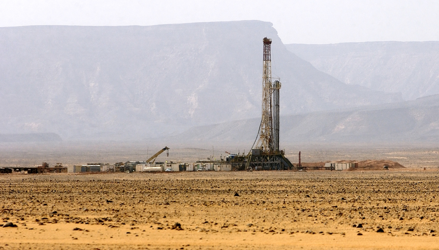 Un puits de pétrole dans le Sud-Ouest libyen, en 2020.