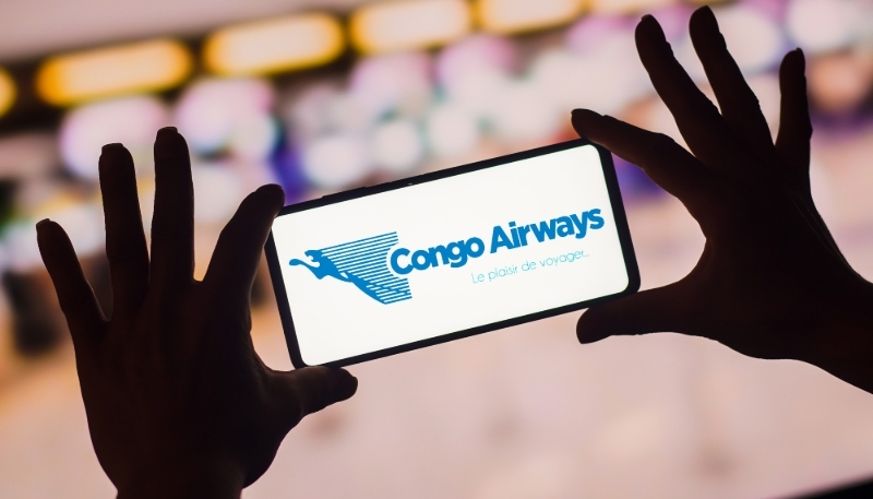 Le logo de Congo Airways.