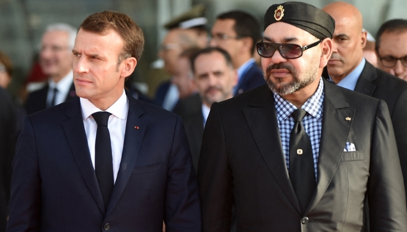 Emmanuel Macron et Mohammed VI à Rabat, le 15 novembre 2018.