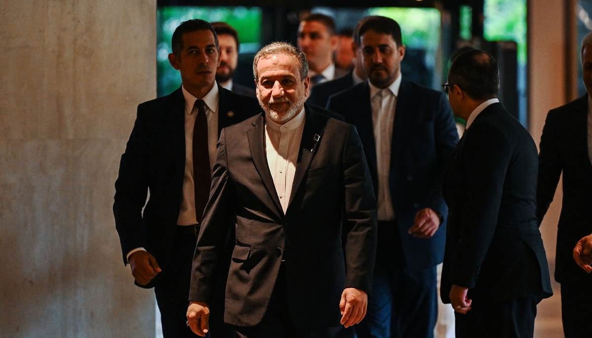 Le ministre iranien des affaires étrangères Abbas Arghachi, en visite au Caire pour rencontrer son homologue égyptien, le 2 juin 2025.