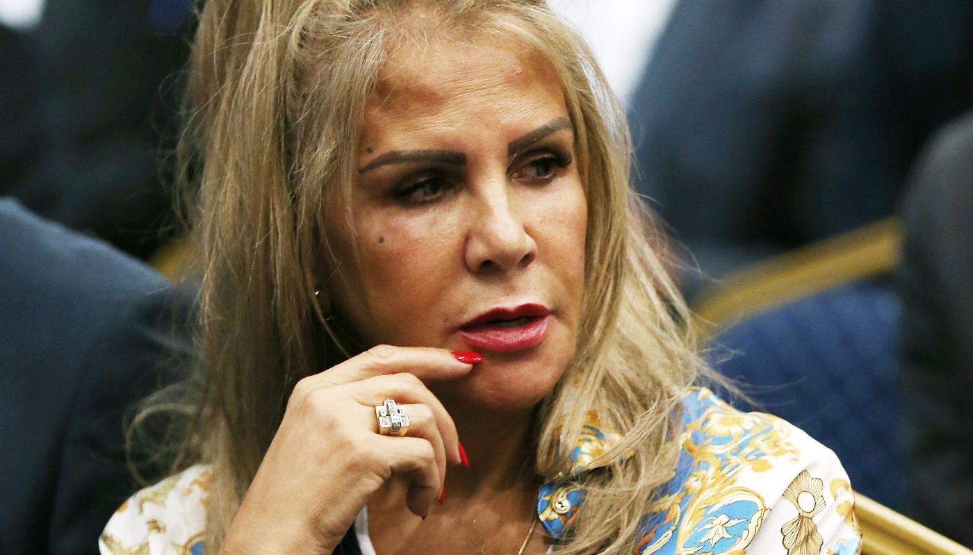 Saïda Neghza, alors présidente de la Confédération générale des entreprises algériennes, à Alger, en 2022.