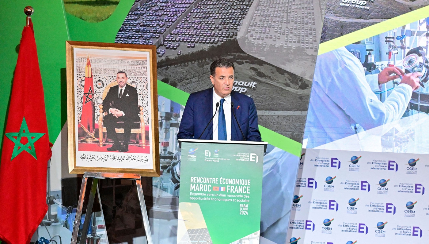 Chakib Alj, patron de la CGEM, à Rabat, le 26 avril.