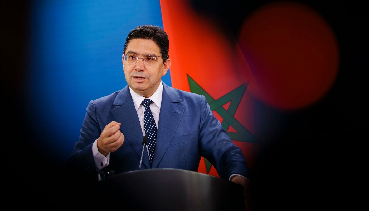 Le ministre marocain des affaires étrangères, Nasser Bourita, à Berlin, en Allemagne, le 28 juin 2024.