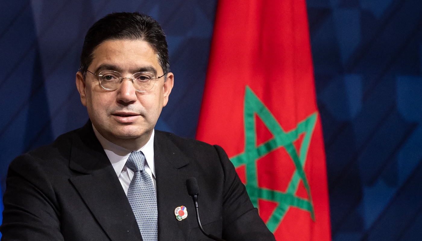 Le ministre marocain des affaires étrangères, Nasser Bourita, à Marrakech, au Maroc, en décembre 2023.