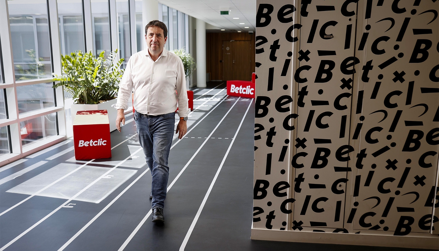 Le directeur général et fondateur de Betclic, Nicolas Béraud, à Bordeaux (France) en avril 2025.
