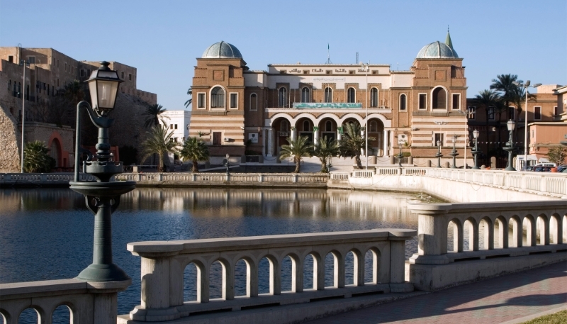 La Banque centrale de Libye, à Tripoli.