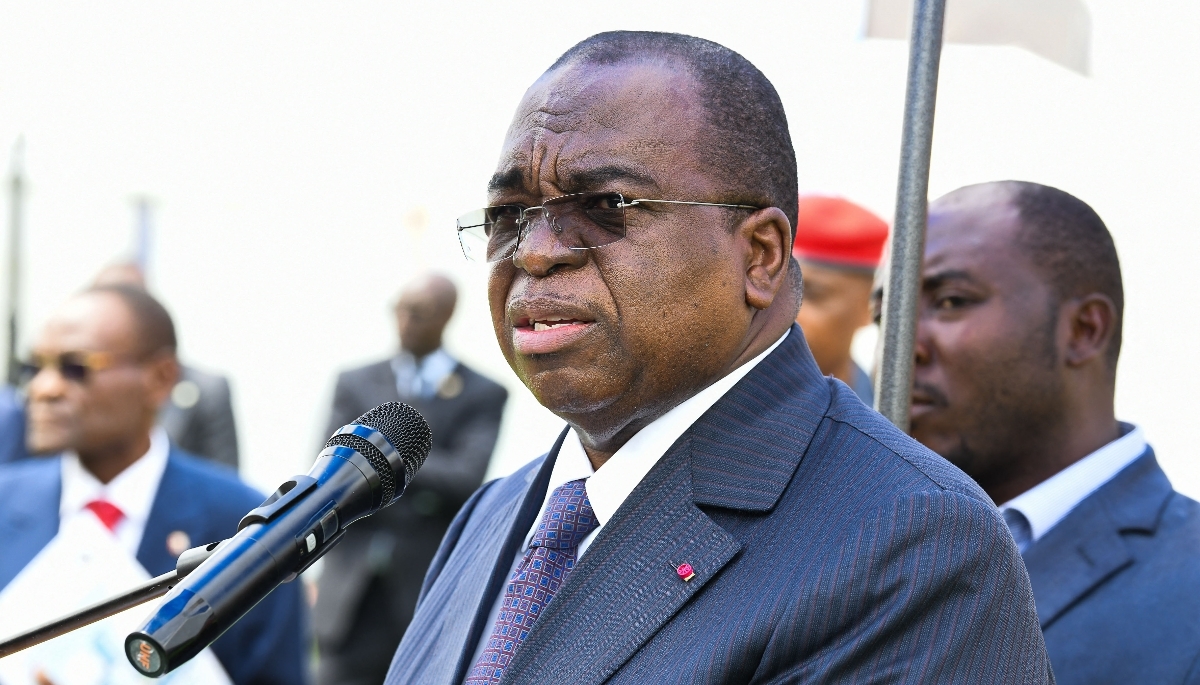 Le ministre des finances Louis-Paul Motaze, à Yaoundé, en décembre 2025.