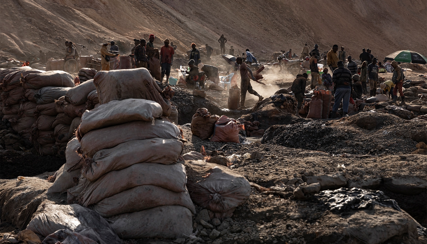 Une mine artisanale en mai 2025 à Kolwezi (RDC).