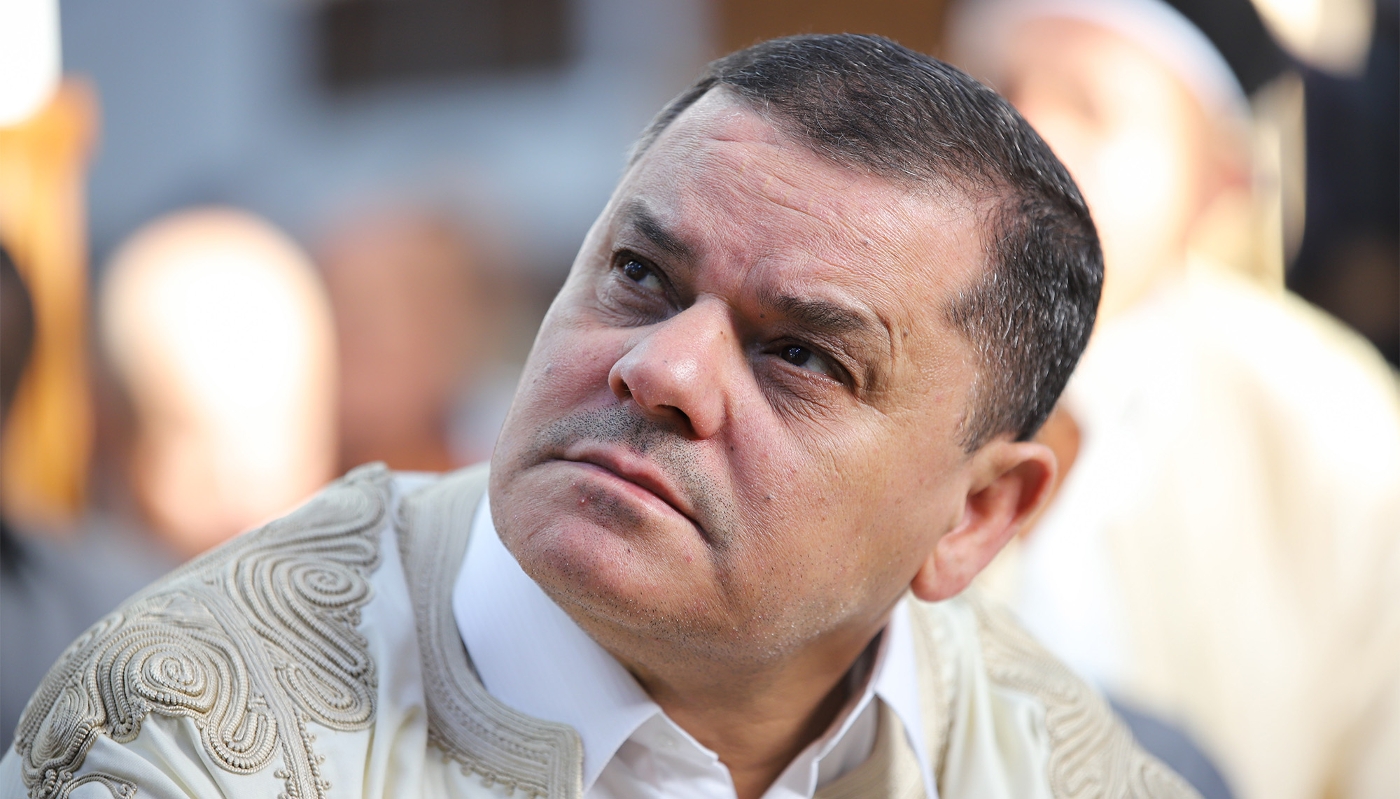 Le premier ministre libyen Abdelhamid Dabaiba à Misrata, le 2 mai 2022.