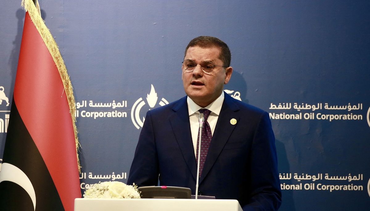 
Le premier ministre libyen Abdelhamid Dabaiba, à Tripoli, le 28 janvier 2023. 