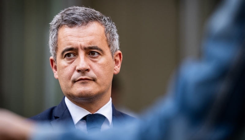 Le ministre français de l'intérieur Gérald Darmanin, à Paris, le 9 octobre 2023.