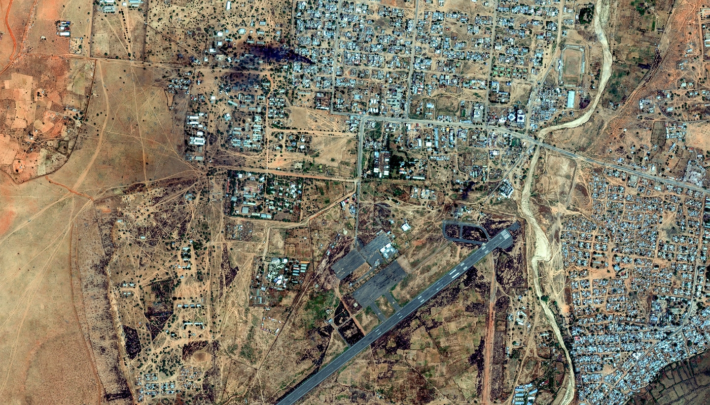 L'aéroport d'El-Fasher, au Soudan, le 26 octobre 2025.