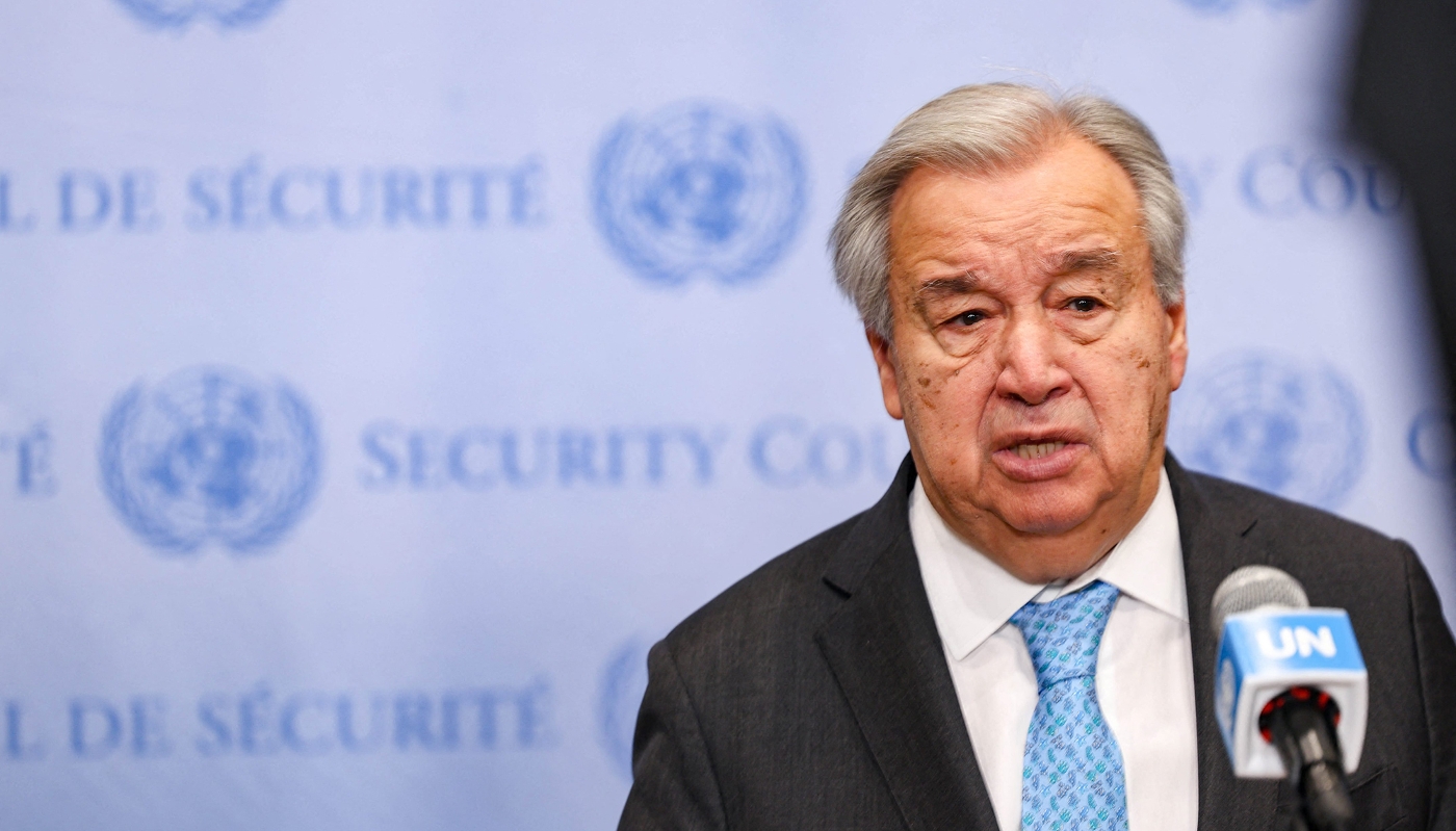 Le secrétaire général des Nations unies, António Guterres, à New York, le 17 décembre 2025.
