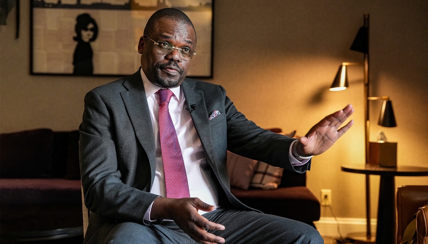 Jean Kaseya, directeur général du Centre africain de prévention et de contrôle des maladies, à Washington, le 13 avril 2026.