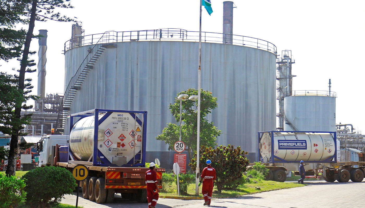 Installations de la Kenya Pipeline Co à Mombasa, au Kenya, le 7 juin 2018.