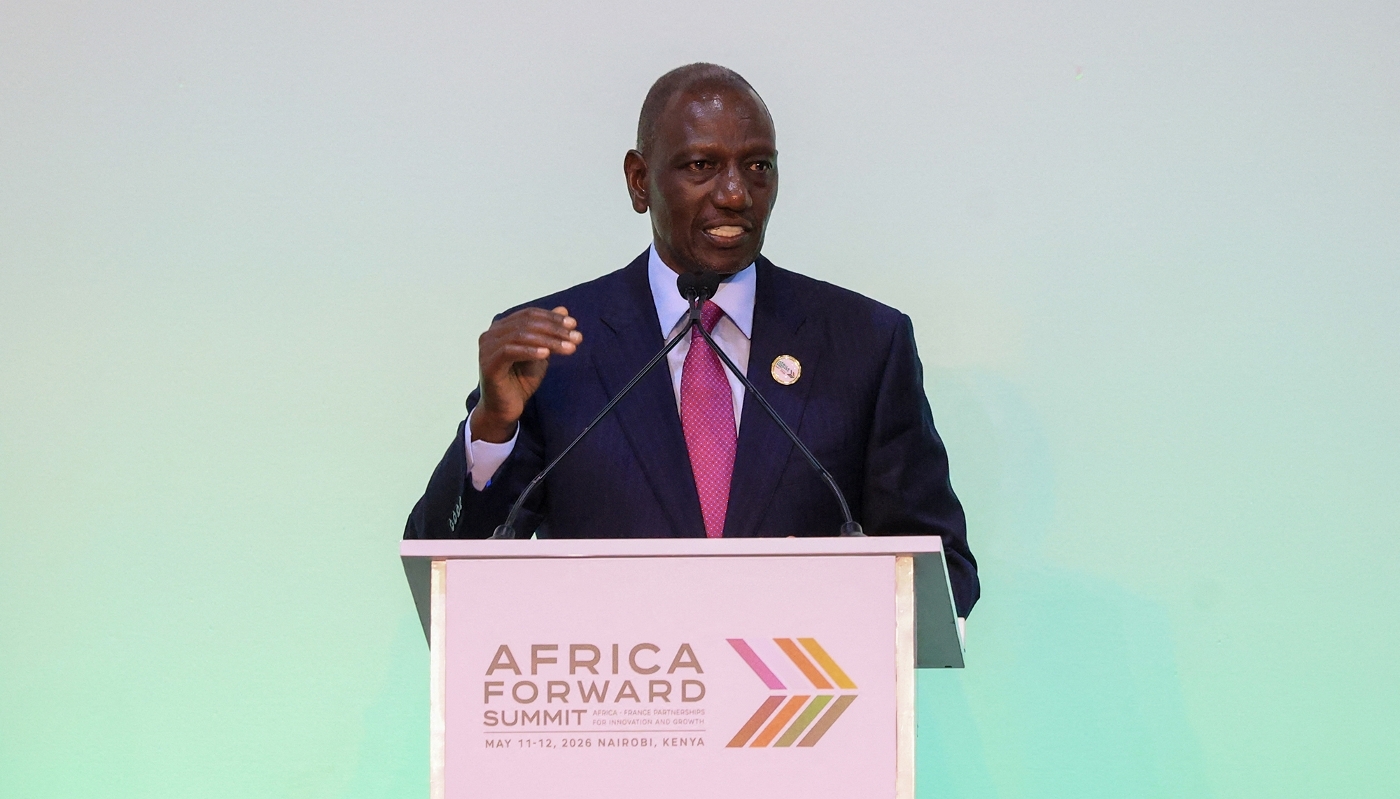 William Ruto au sommet Africa Forward, à Nairobi, le 12 mai 2026.