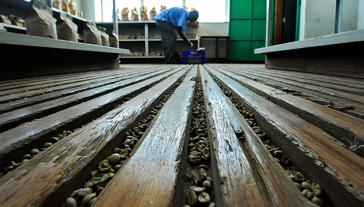 Une usine du secteur du café, à Nairobi, en 2011.