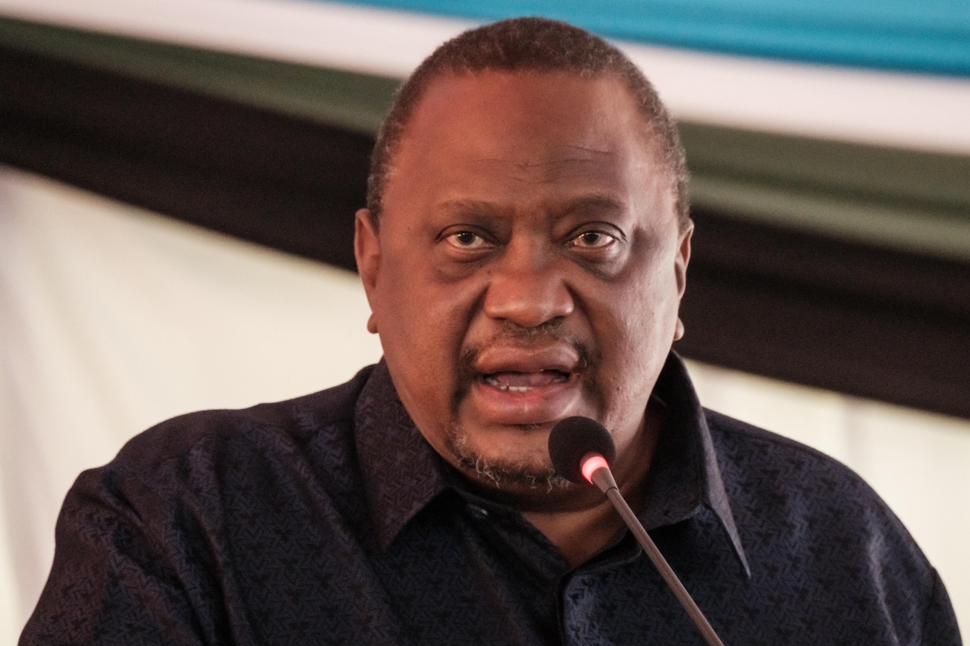 L'ancien président kenyan, Uhuru Kenyatta, à Nairobi, en novembre 2022.
