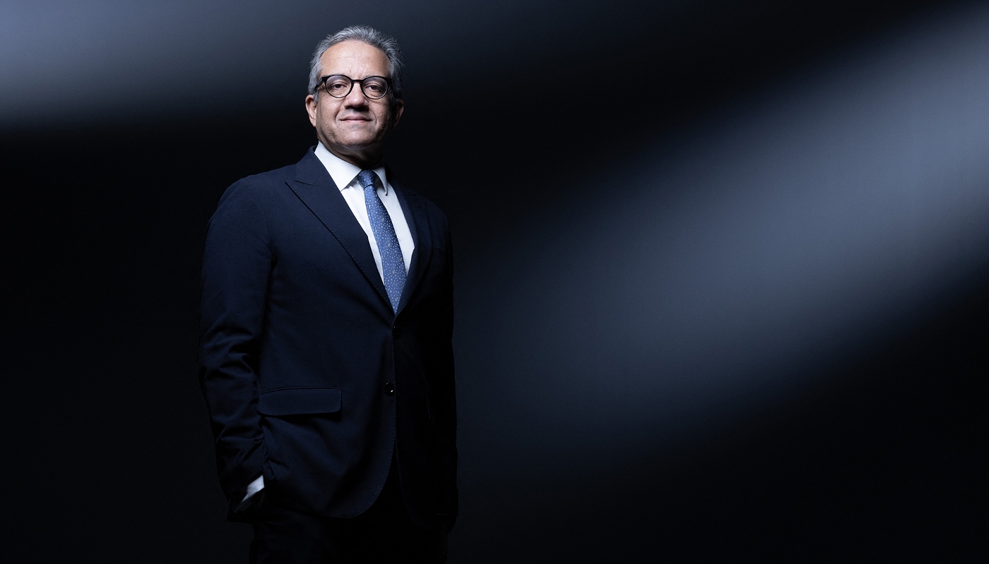 L'ex-ministre égyptien du tourisme et des antiquités, Khaled el-Enany, nouveau directeur général de l'Unesco, à Paris, le 1er octobre 2025.