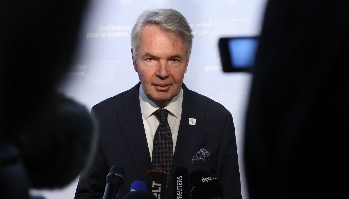 Pekka Haavisto, envoyé spécial de l'ONU pour le Soudan, à Berlin, le 15 avril 2026. 