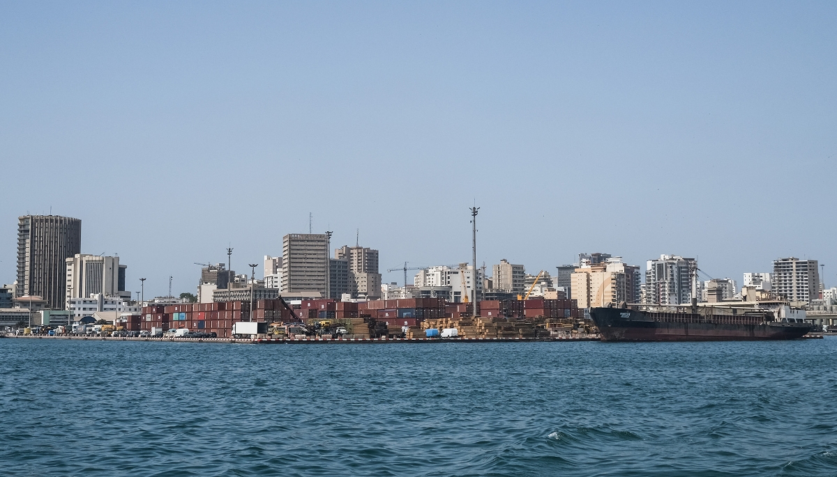 Port de Dakar, en avril 2024