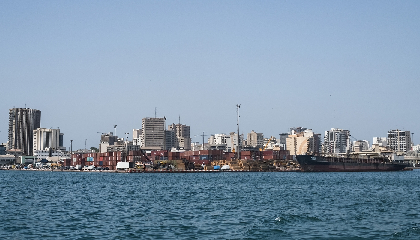 Port de Dakar, en avril 2024