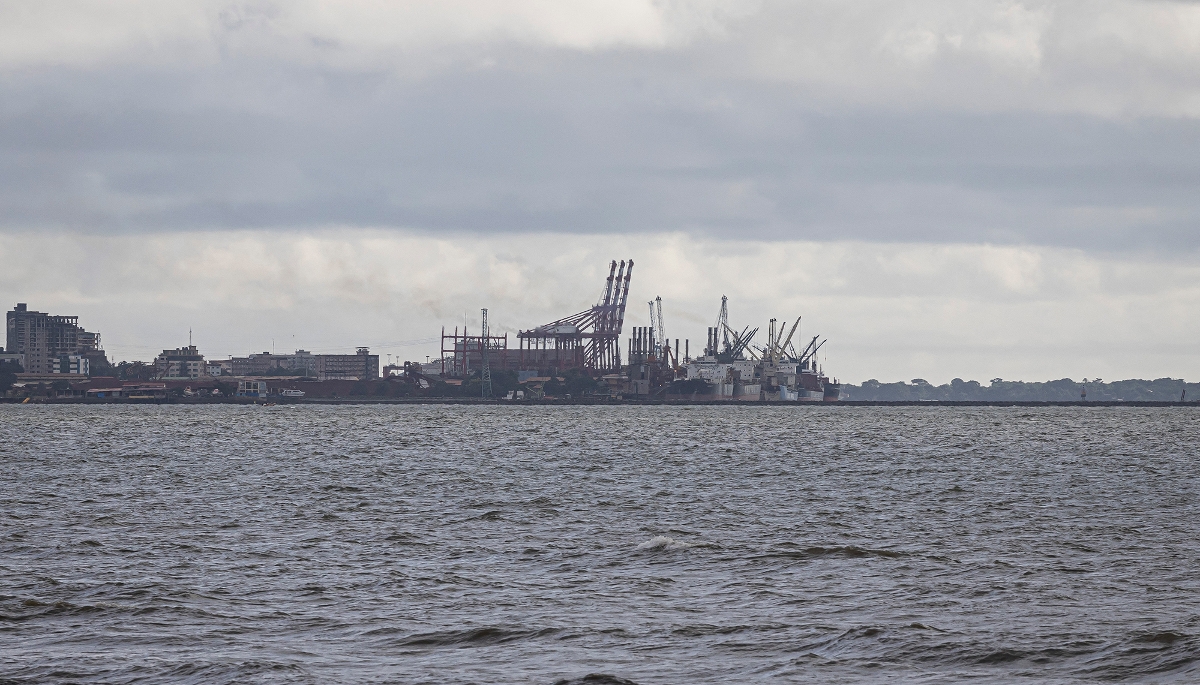 Le Port autonome de Conakry (PAC), en août 2025.