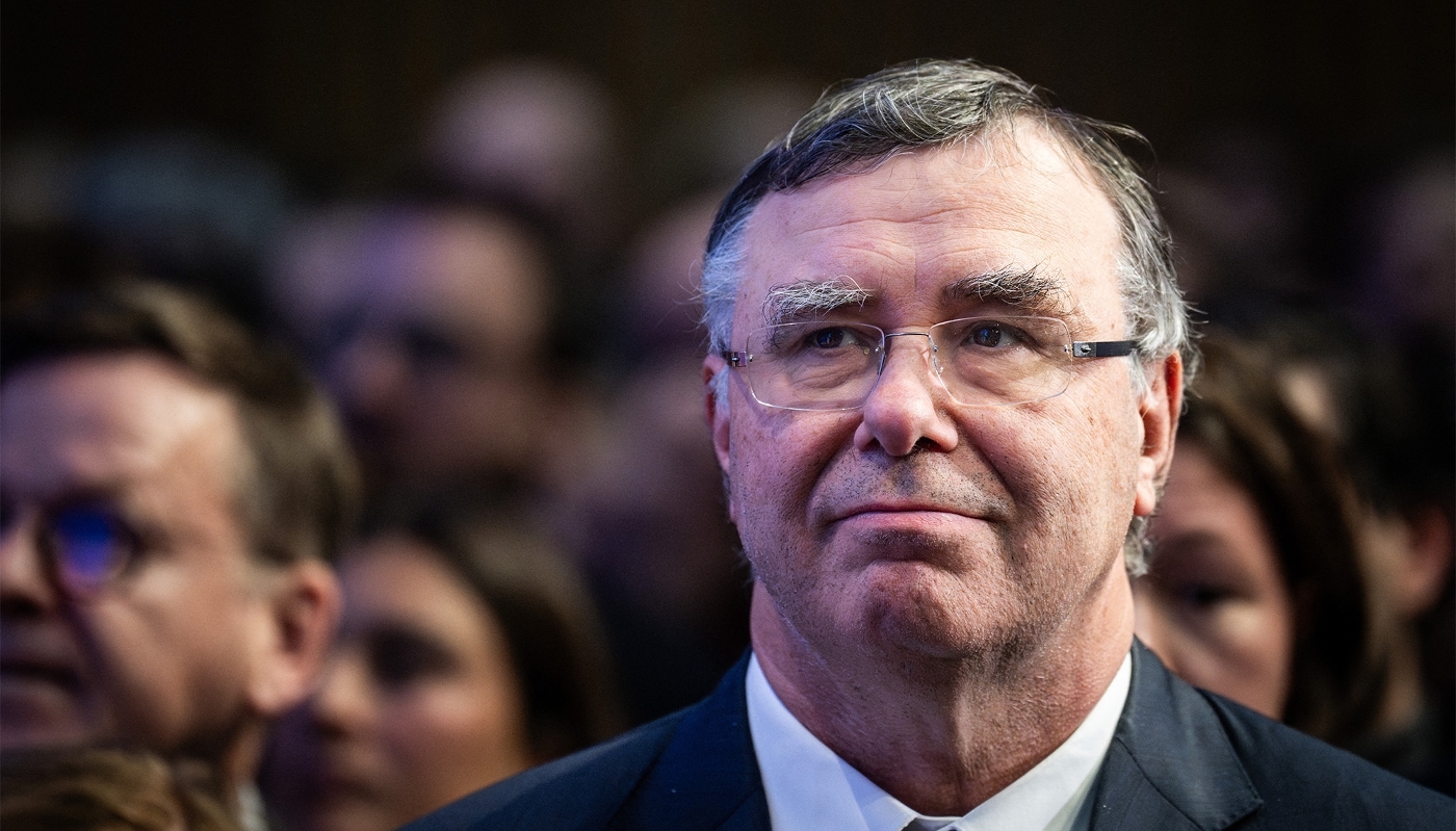 Le PDG de TotalEnergies, Patrick Pouyanné, le 8 janvier 2024, à Paris.