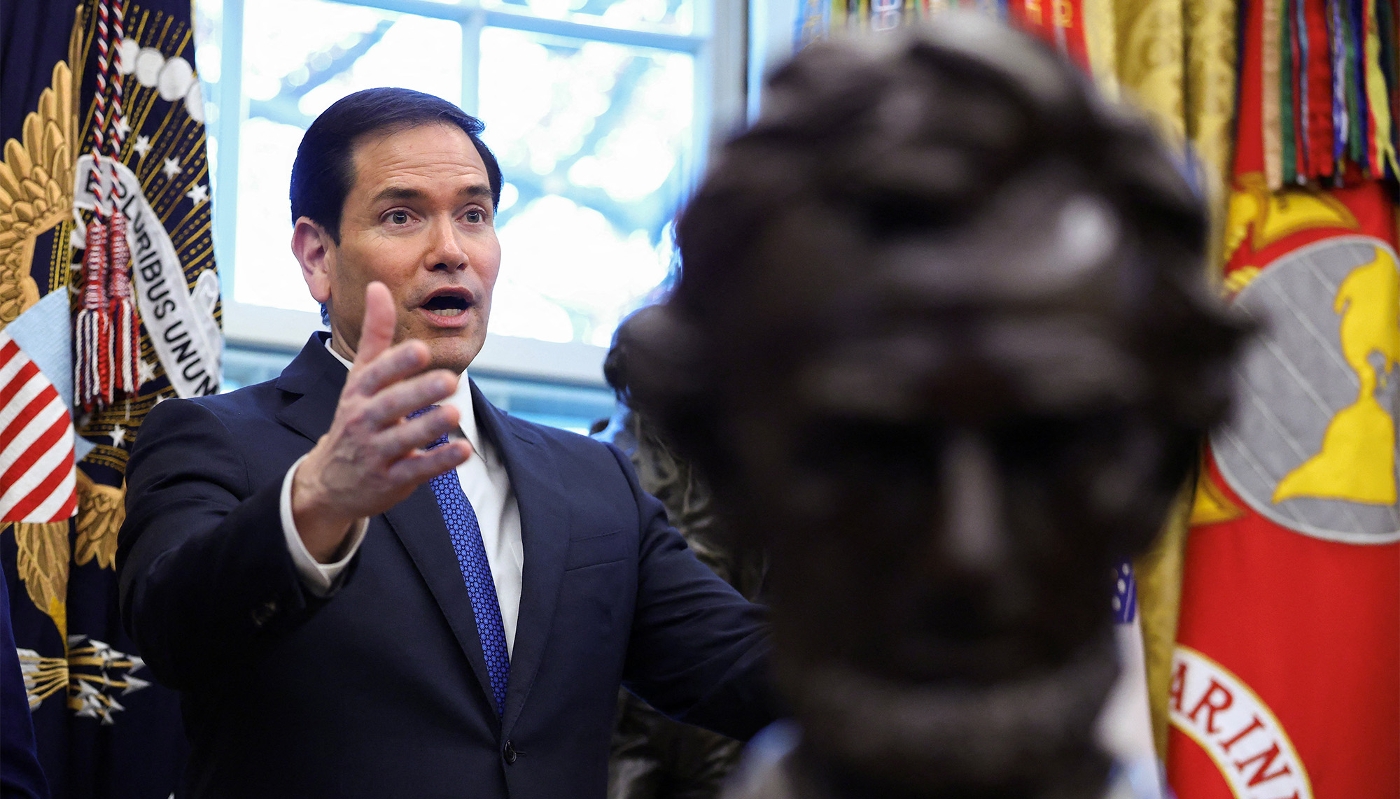 Le secrétaire d'État américain, Marco Rubio, à Washington, le 10 novembre 2025.