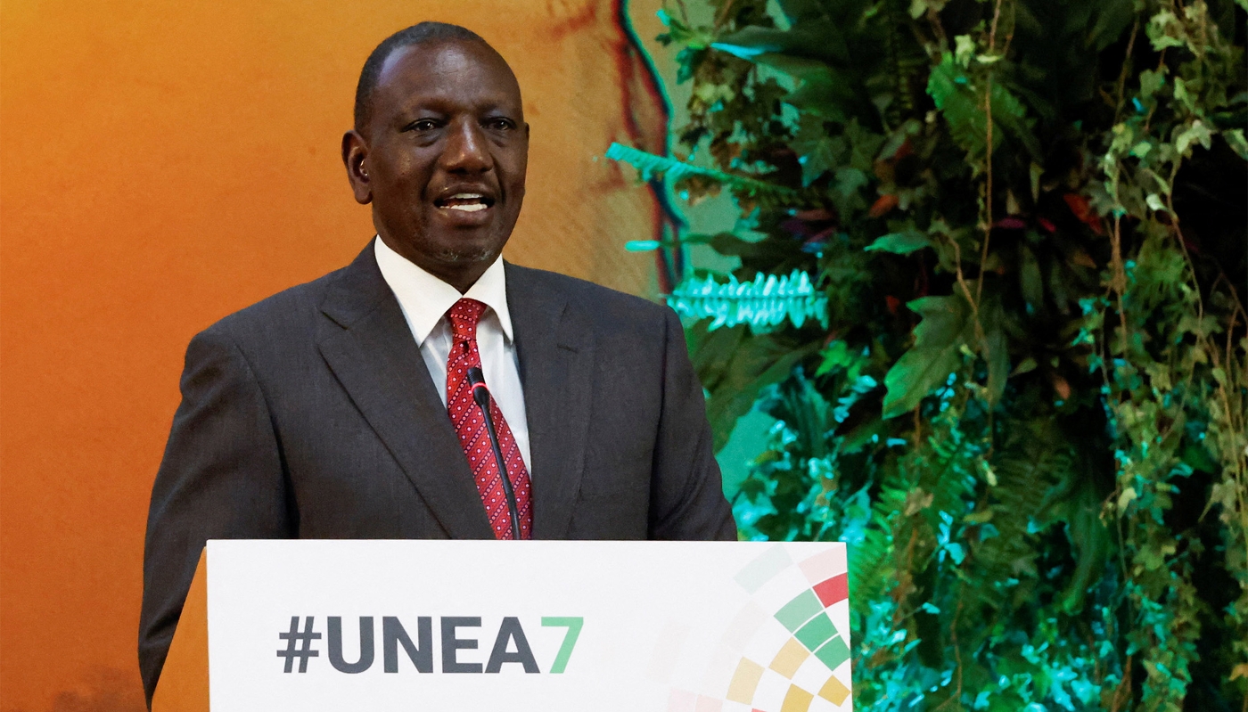 Le président du Kenya William Ruto à Nairobi, le 11 décembre 2025.