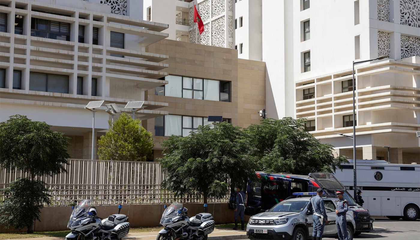 Le palais de justice de Rabat, en août 2025.