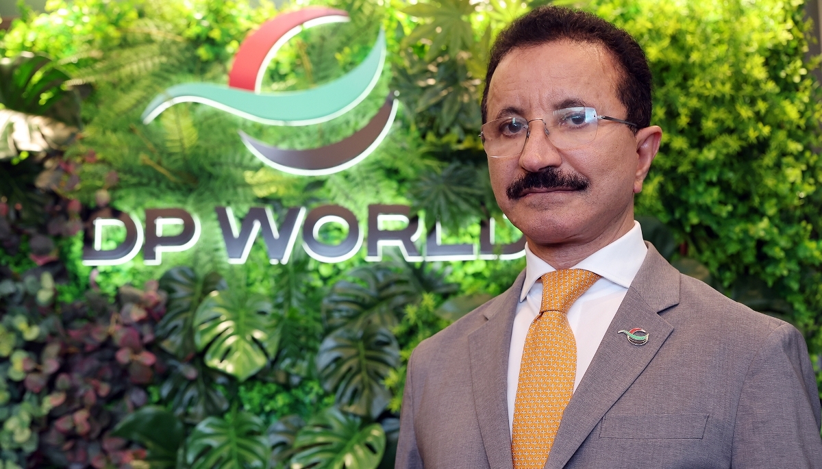 Le PDG de DP World, Sultan Ahmed bin Sulayem, à Hong Kong, en Chine, le 8 octobre 2024.