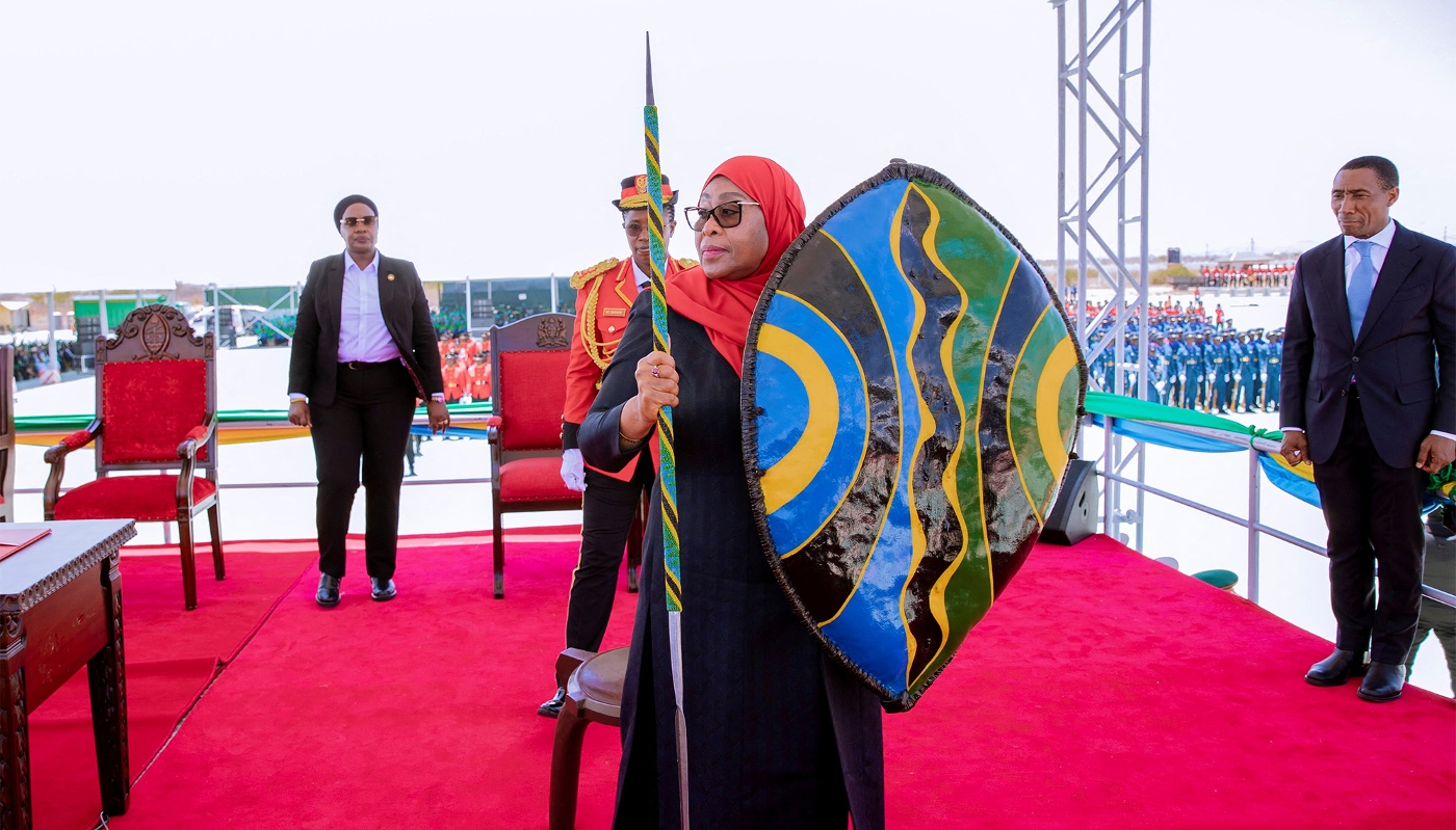 La présidente tanzanienne, Samia Suluhu Hassan, à Dodoma, le 3 novembre 2025.