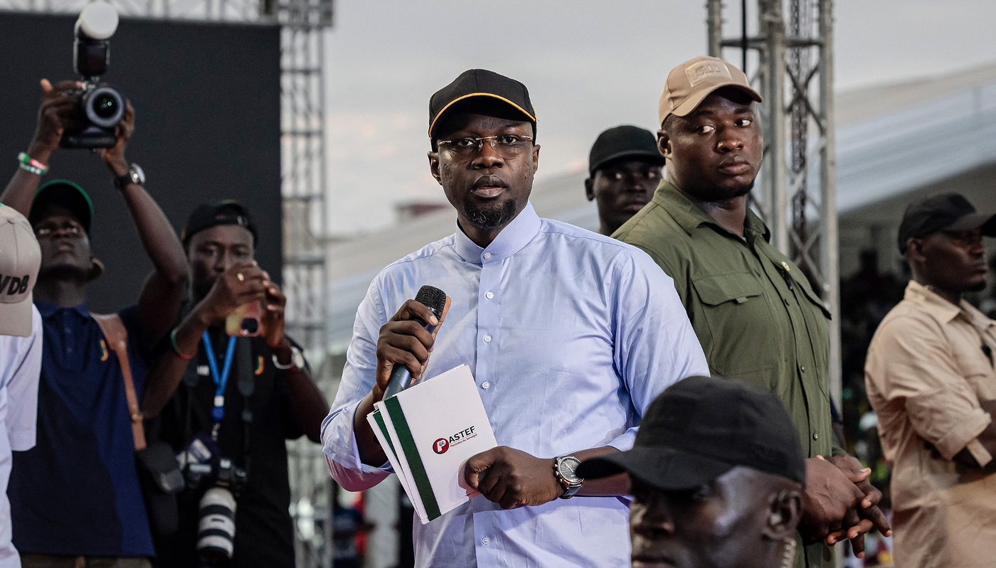 Le premier ministre sénégalais Ousmane Sonko, à Dakar, le 8 novembre 2025.