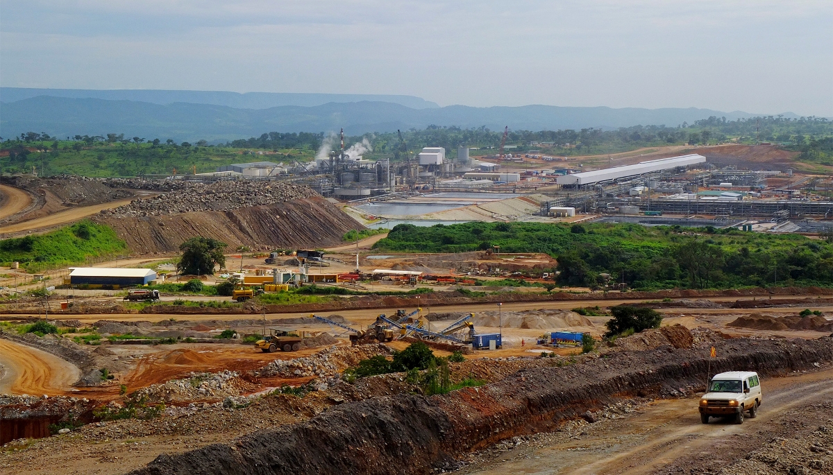 La mine de cuivre et de cobalt de Tenke Fungurume, située dans le sud du Congo, région productrice de cuivre, en janvier 2013.