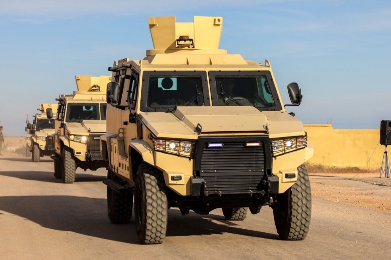 La 106e brigade de l'ANL a reçu au moins quatre transports de troupes blindés Terrier LT-79.