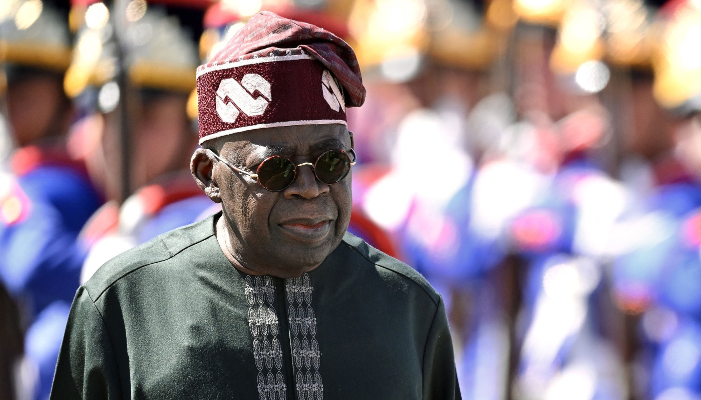 Le président nigérian Bola Tinubu à Brasilia, le 25 août 2025.