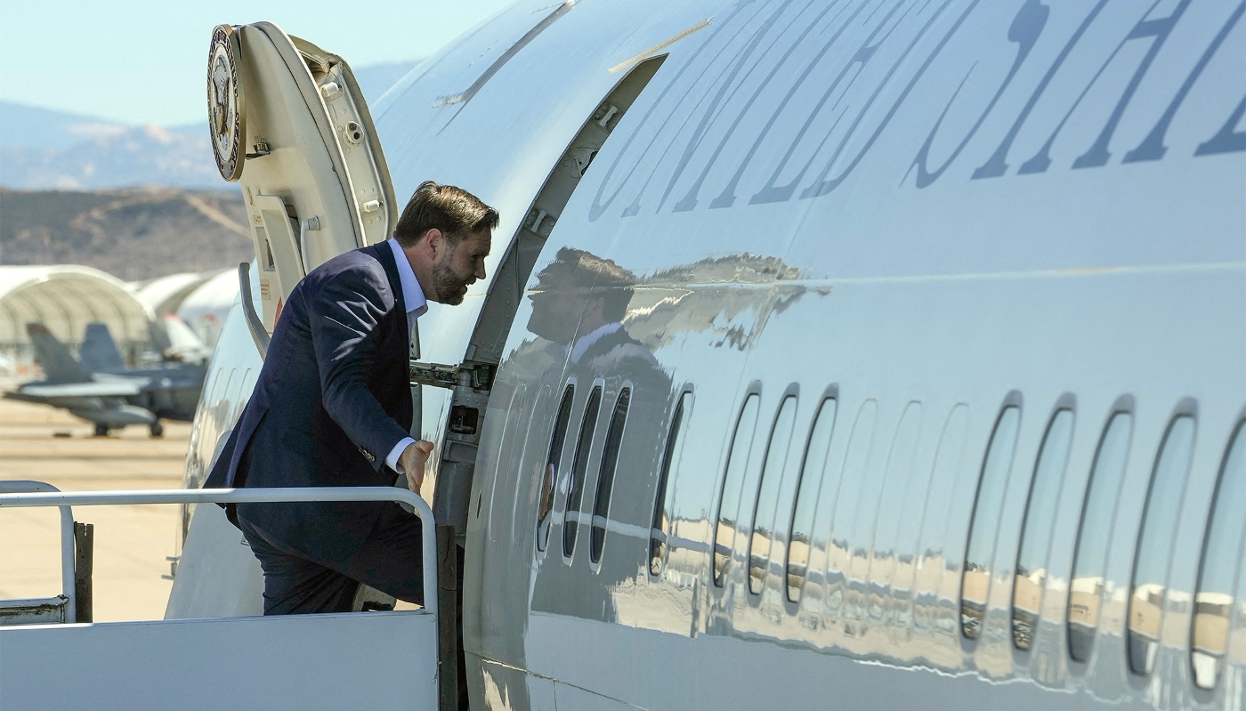 Le vice-président américain, JD Vance, à San Diego, en Californie, le 19 octobre 2025.