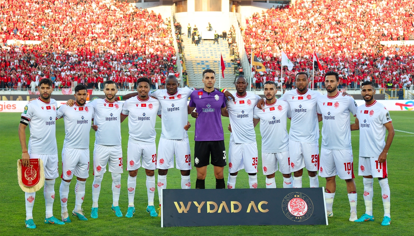 Les joueurs du Wydad AC à Casablanca, le 11 juin 2023.