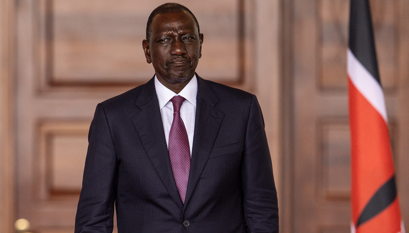 Le président kényan William Ruto, à Nairobi, le 12 mai 2025.