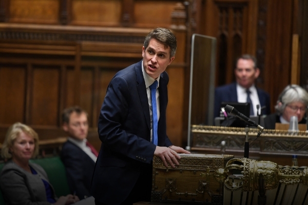 Le député du South Staffordshire, Gavin Williamson, à l'origine de la motion portant sur la reconnaissance du Somaliland, à Londres, le 6 janvier 2021.