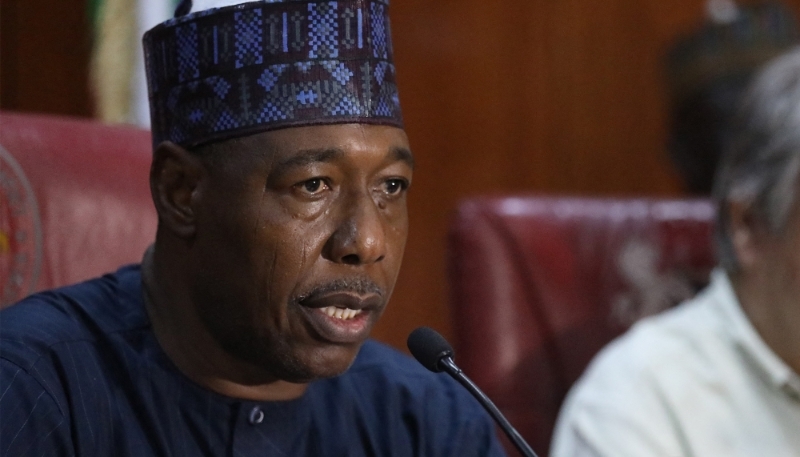 Le gouverneur de l'État de Borno, Babagana Zulum, à Maiduguri, le 3 mai 2022.