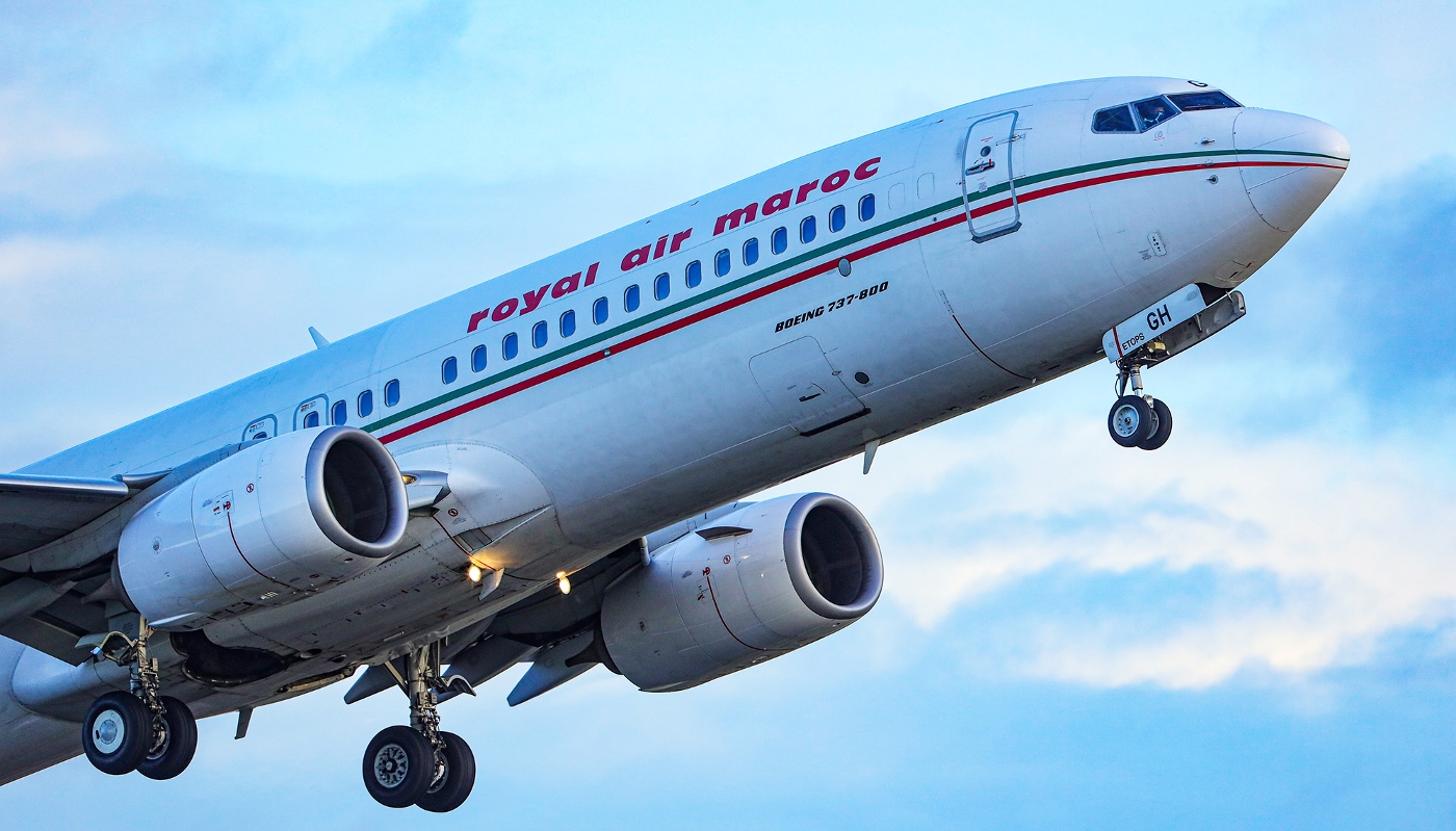 Un Boeing de la RAM au décollage depuis l'aéroport d'Orly, à Paris, en 2020.