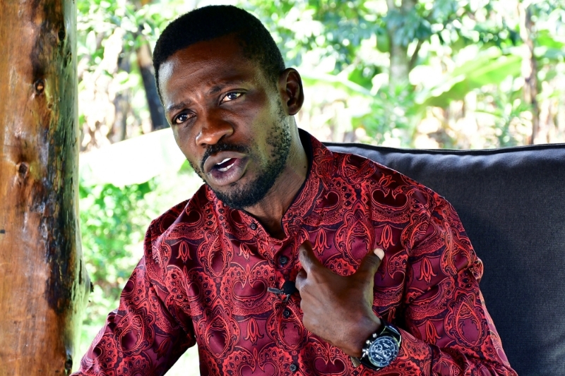 L'opposant ougandais Bobi Wine.