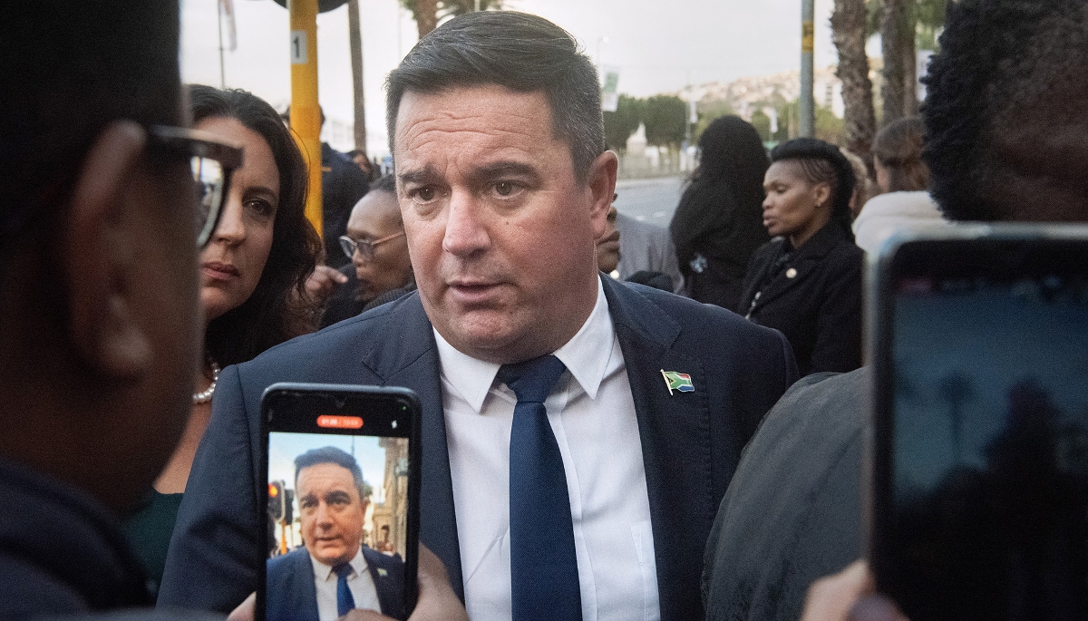Le ministre sud-africain de l'agriculture, John Steenhuisen, le 18 juillet 2024 au Cap.